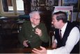 José Antonio Arana con Antonio Mª Labaien en su casa de Tolosa